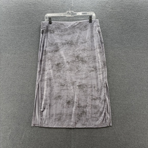Icebreaker Dresses & Skirts - Icebreaker Skirt Women Medium Purple Tie Dye Merino Cool Lite Knit Pull On Midi